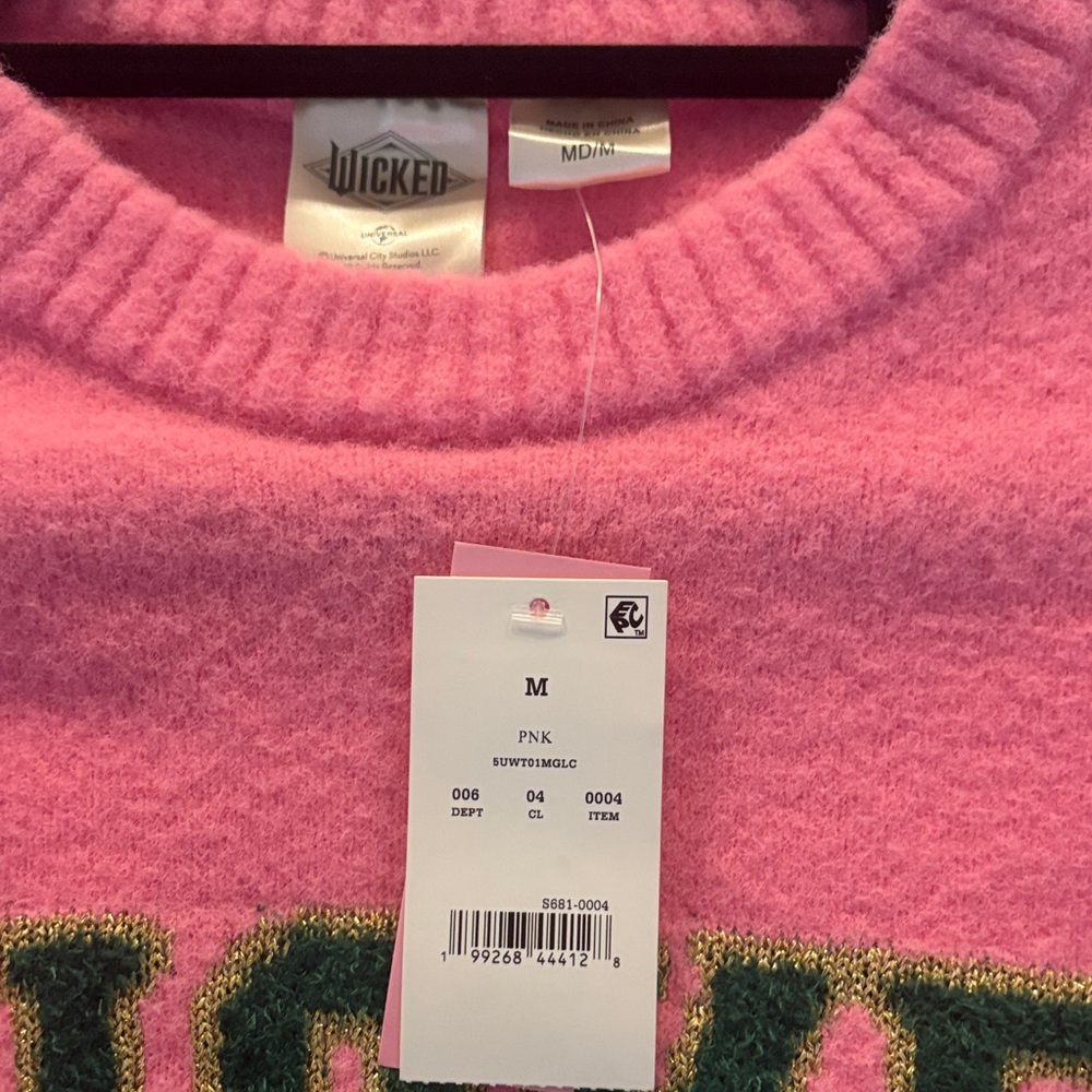 Wicked Pink Crew Neck Sweater - Picture 3 of 3